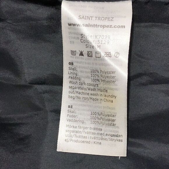 St Tropez Cheetah Leopard Bomber Jacket Quilted High Low Zip Casual - Picture 5 of 8